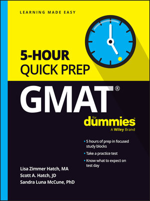cover image of GMAT 5-Hour Quick Prep For Dummies